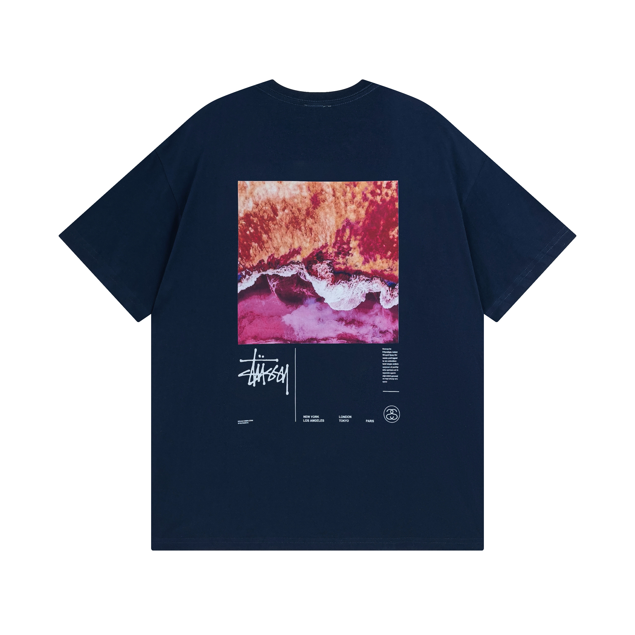 Stussy Sunset City Photo Square T-Shirt