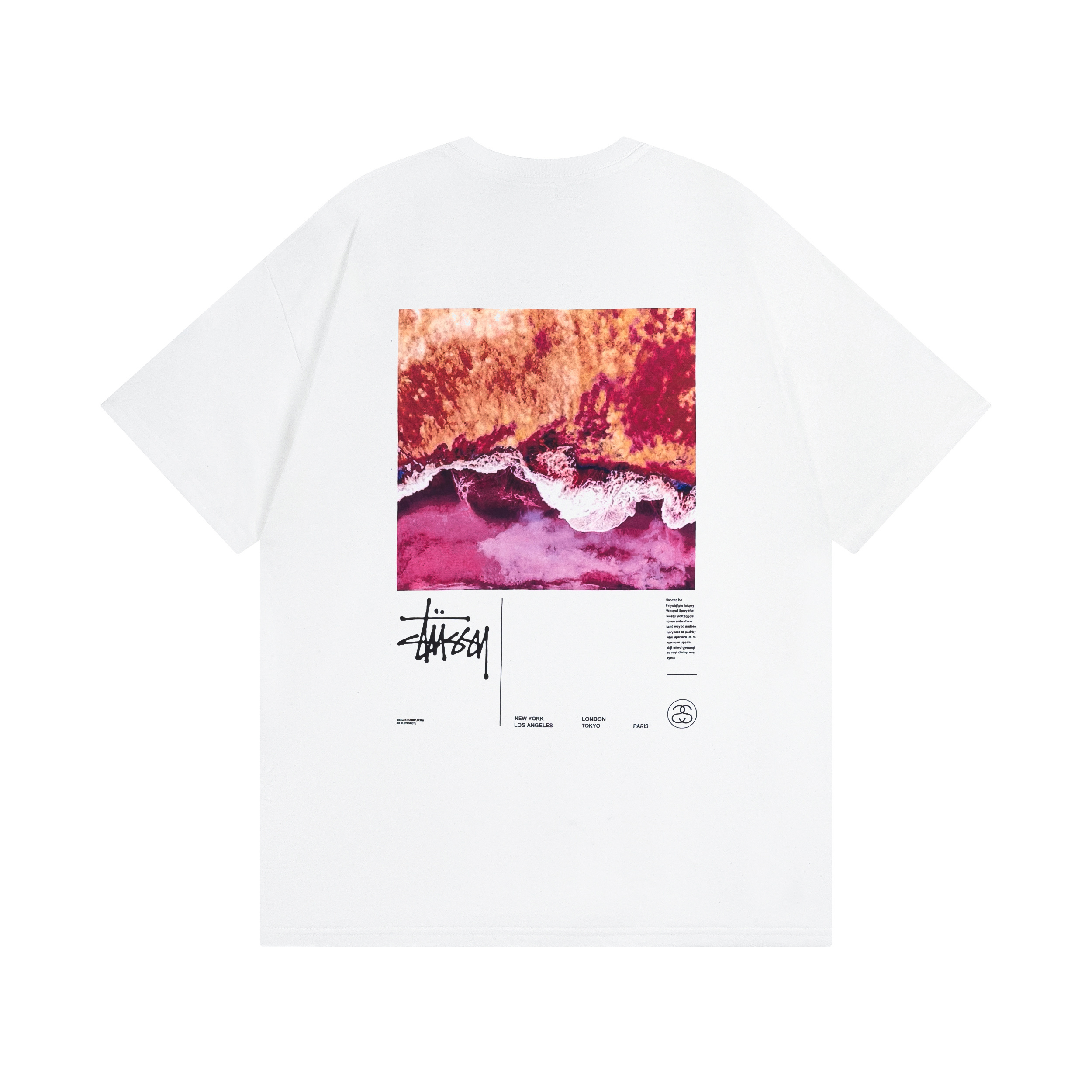 Stussy Sunset City Photo Square T-Shirt