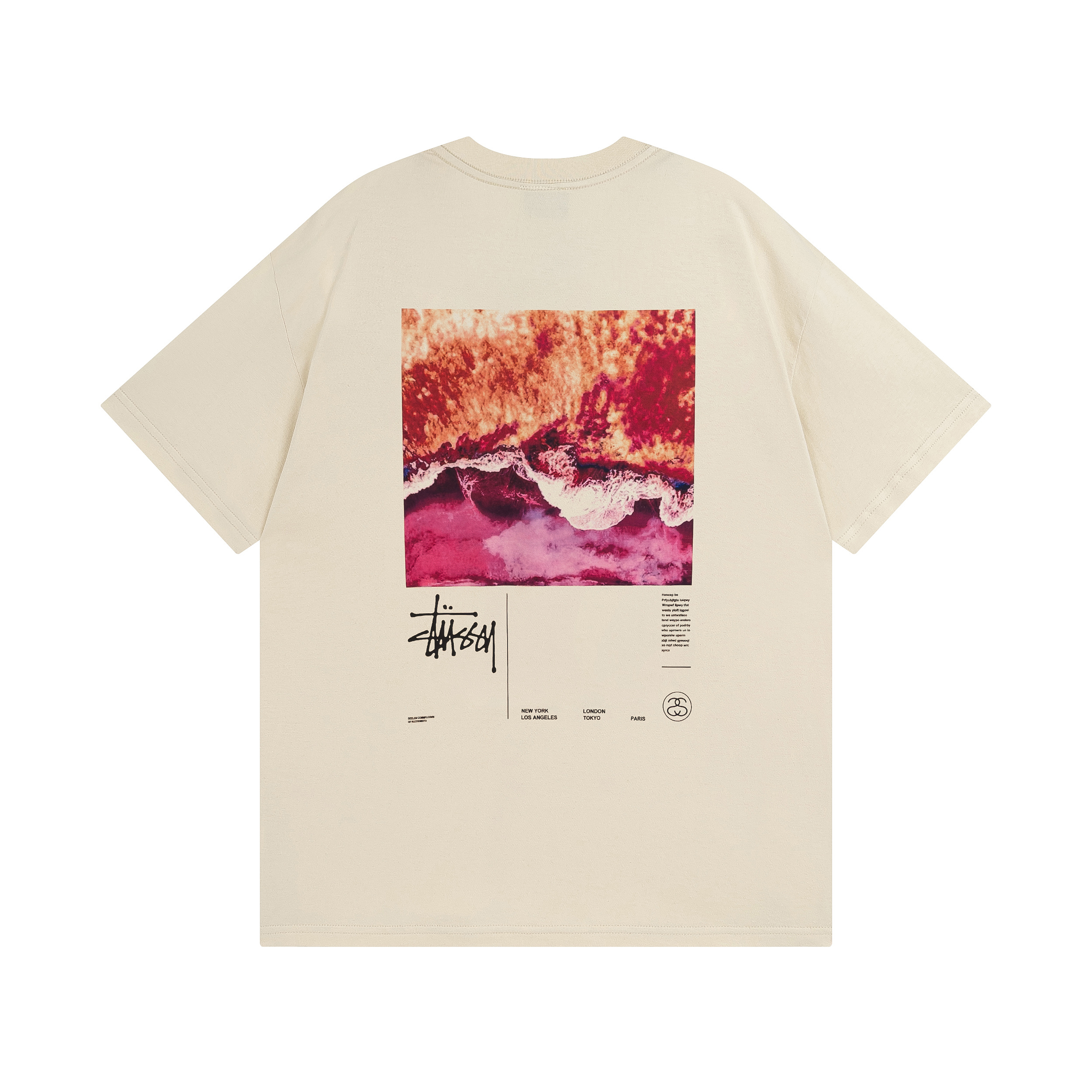 Stussy Sunset City Photo Square T-Shirt