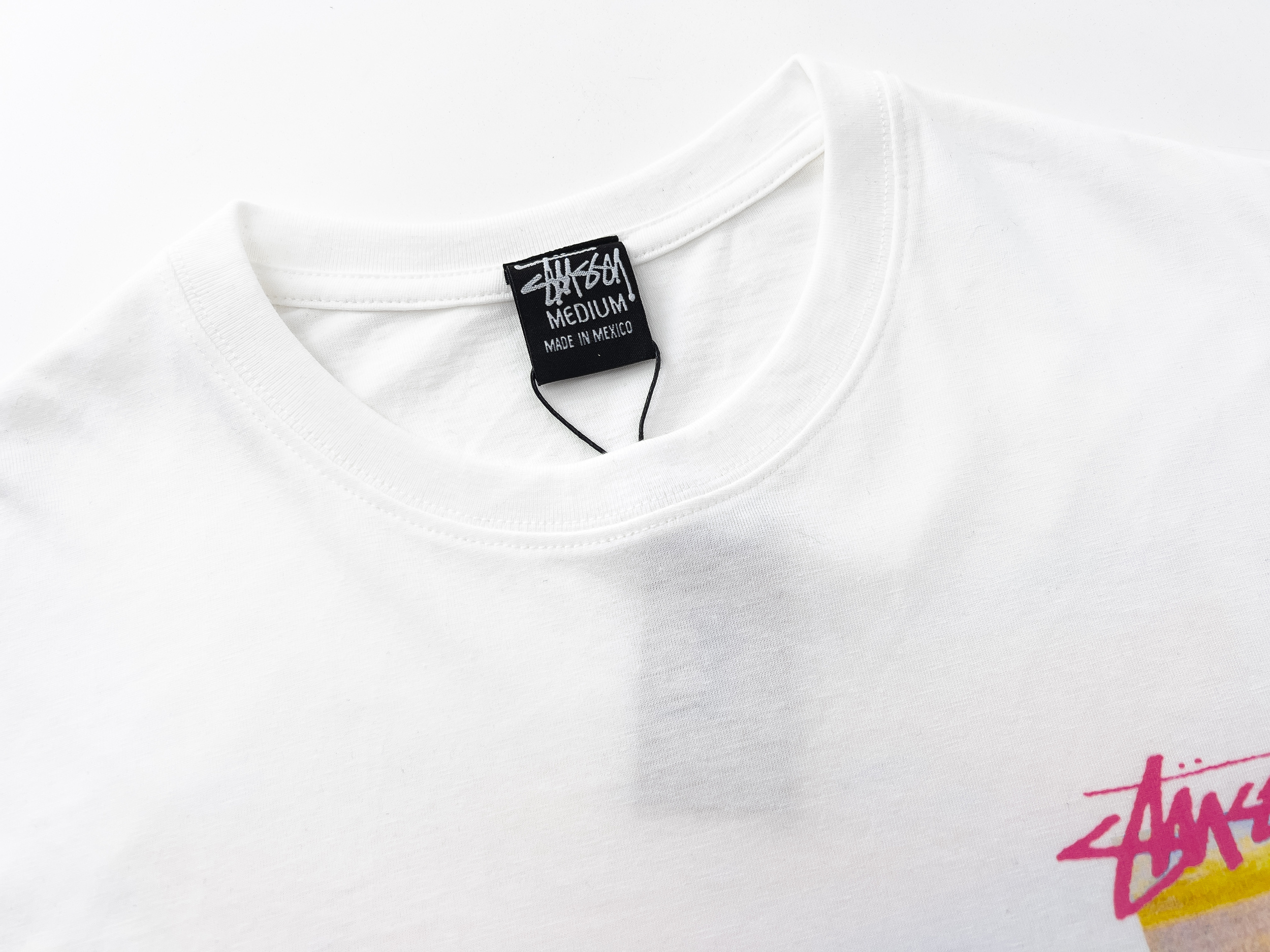 Stussy Sunset Ocean Poster T-Shirt