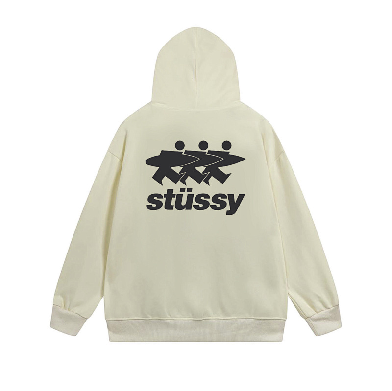 Stussy Three Figures Crown Full-Zip Hoodie