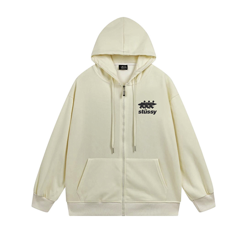 Stussy Three Figures Crown Full-Zip Hoodie