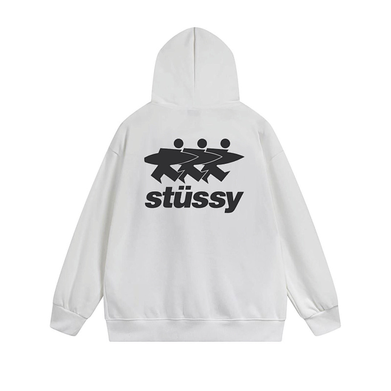 Stussy Three Figures Crown Full-Zip Hoodie