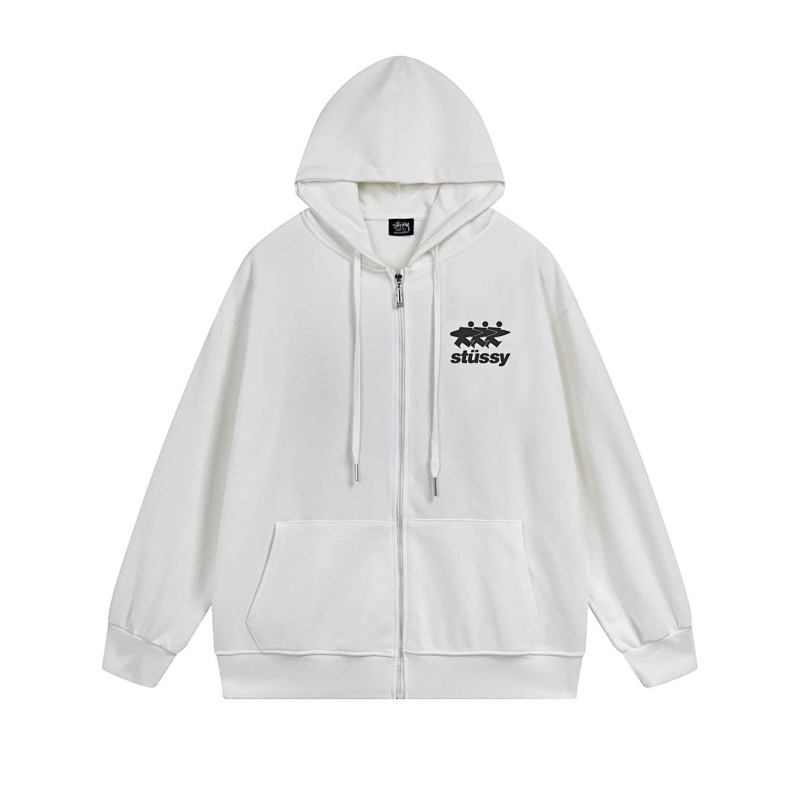 Stussy Three Figures Crown Full-Zip Hoodie