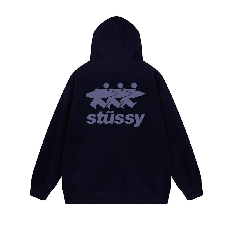 Stussy Three Figures Crown Full-Zip Hoodie