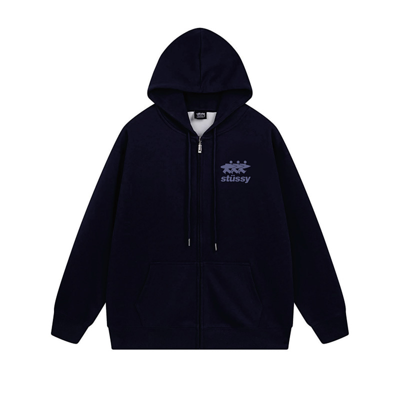 Stussy Three Figures Crown Full-Zip Hoodie