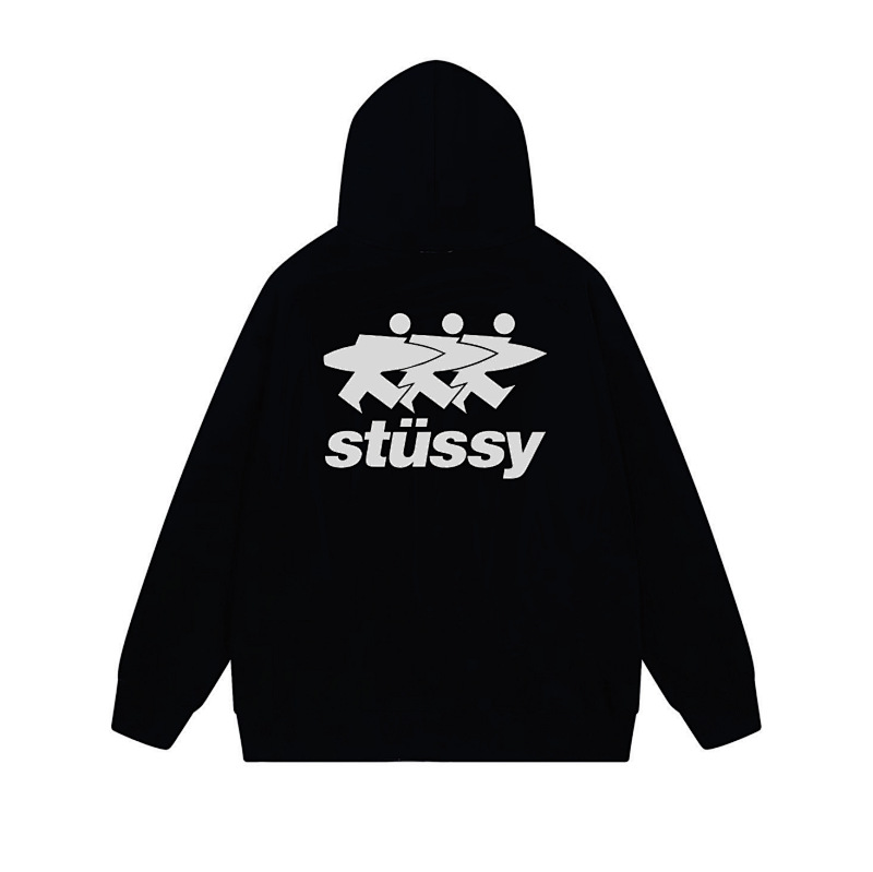 Stussy Three Figures Crown Full-Zip Hoodie