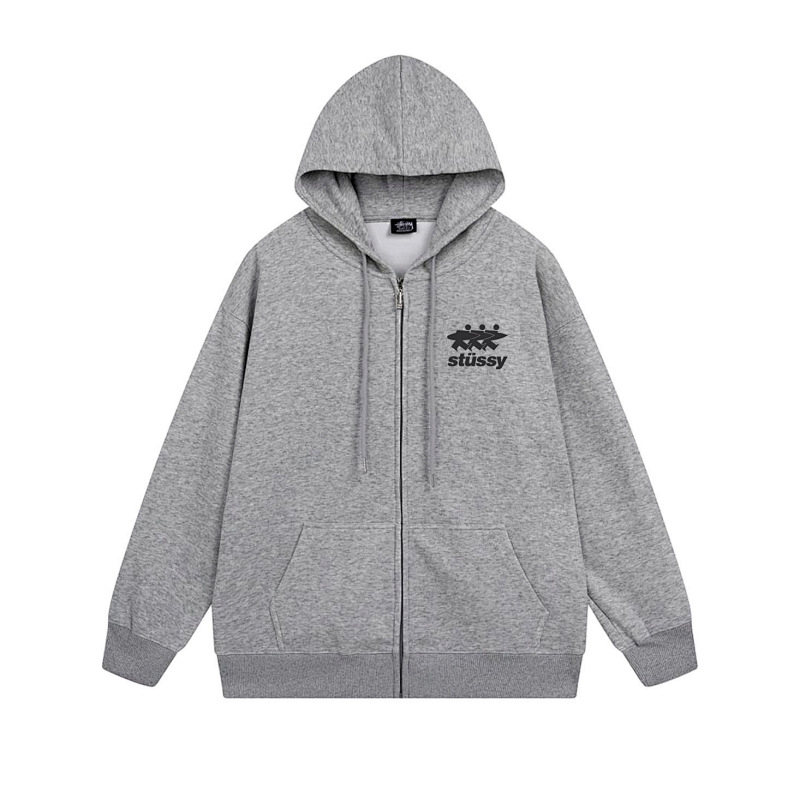 Stussy Three Figures Crown Full-Zip Hoodie