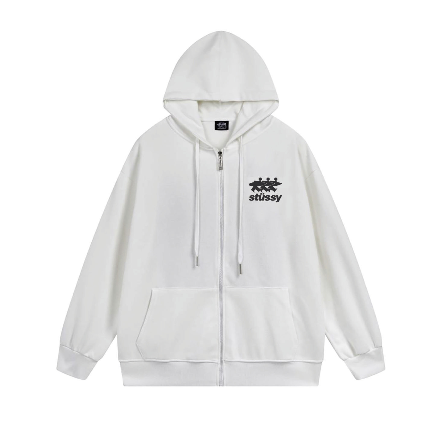 Stussy Three Figures Crown Full-Zip Hoodie