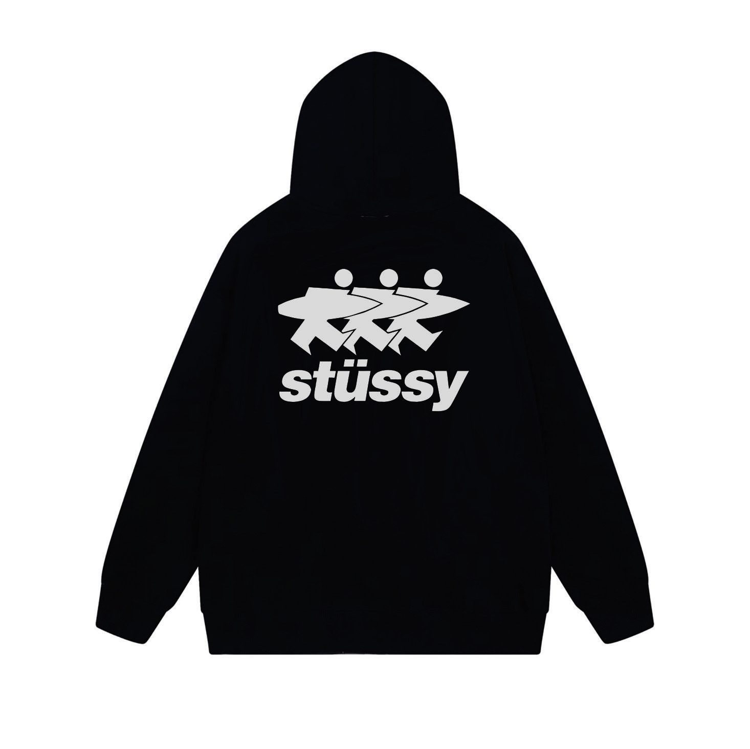 Stussy Three Figures Crown Full-Zip Hoodie