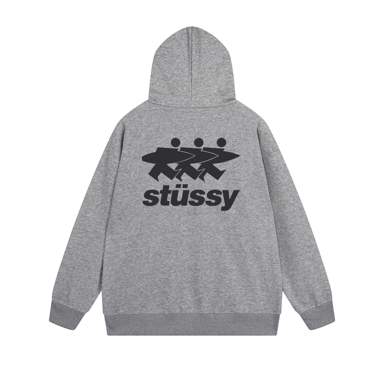 Stussy Three Figures Crown Full-Zip Hoodie