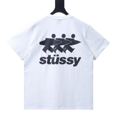 Stussy Three Figures Crown Logo T-Shirt 01