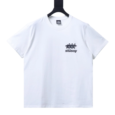 Stussy Three Figures Crown Logo T-Shirt 02