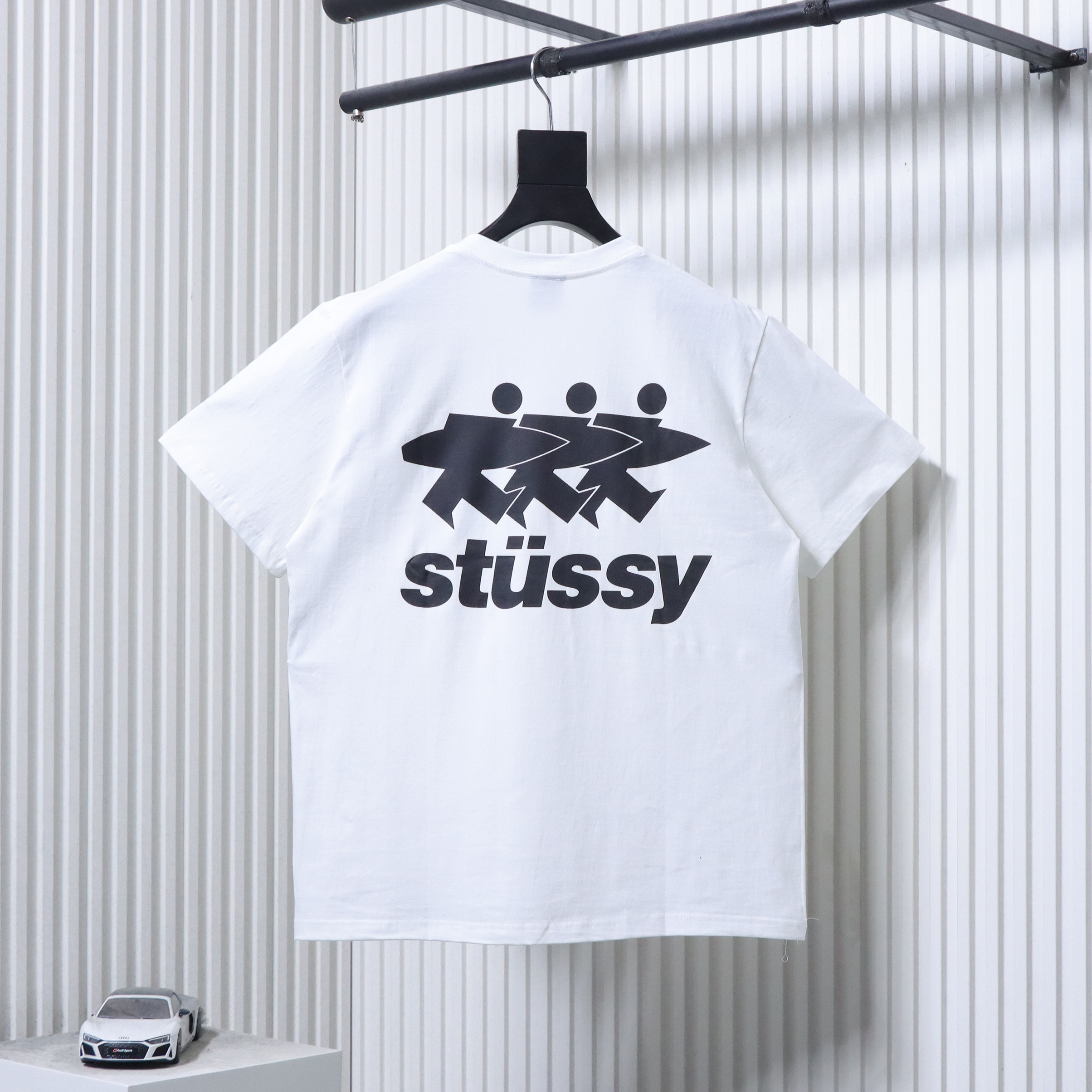 Stussy Three Figures Crown Logo T-Shirt