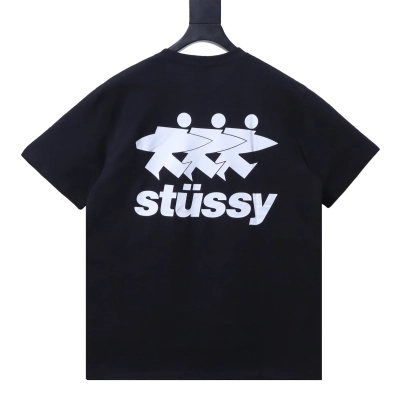 Stussy Three Figures Crown Logo T-Shirt 01
