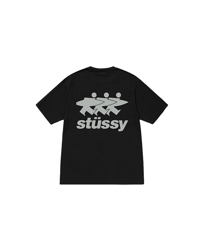 Stussy Three Figures Wordmark T-Shirt