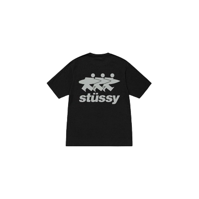 Stussy Three Figures Wordmark T-Shirt 02