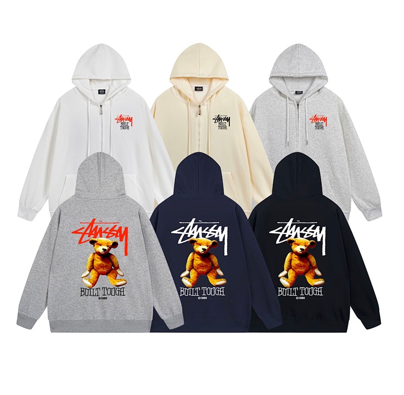 Stussy Tiger Mascot Full-Zip Hoodie