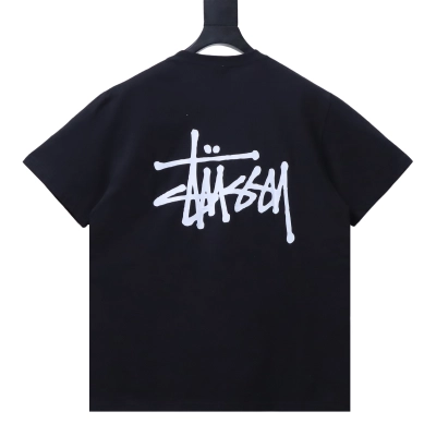Stussy Tokyo Handstyle Signature T-Shirt Black 01
