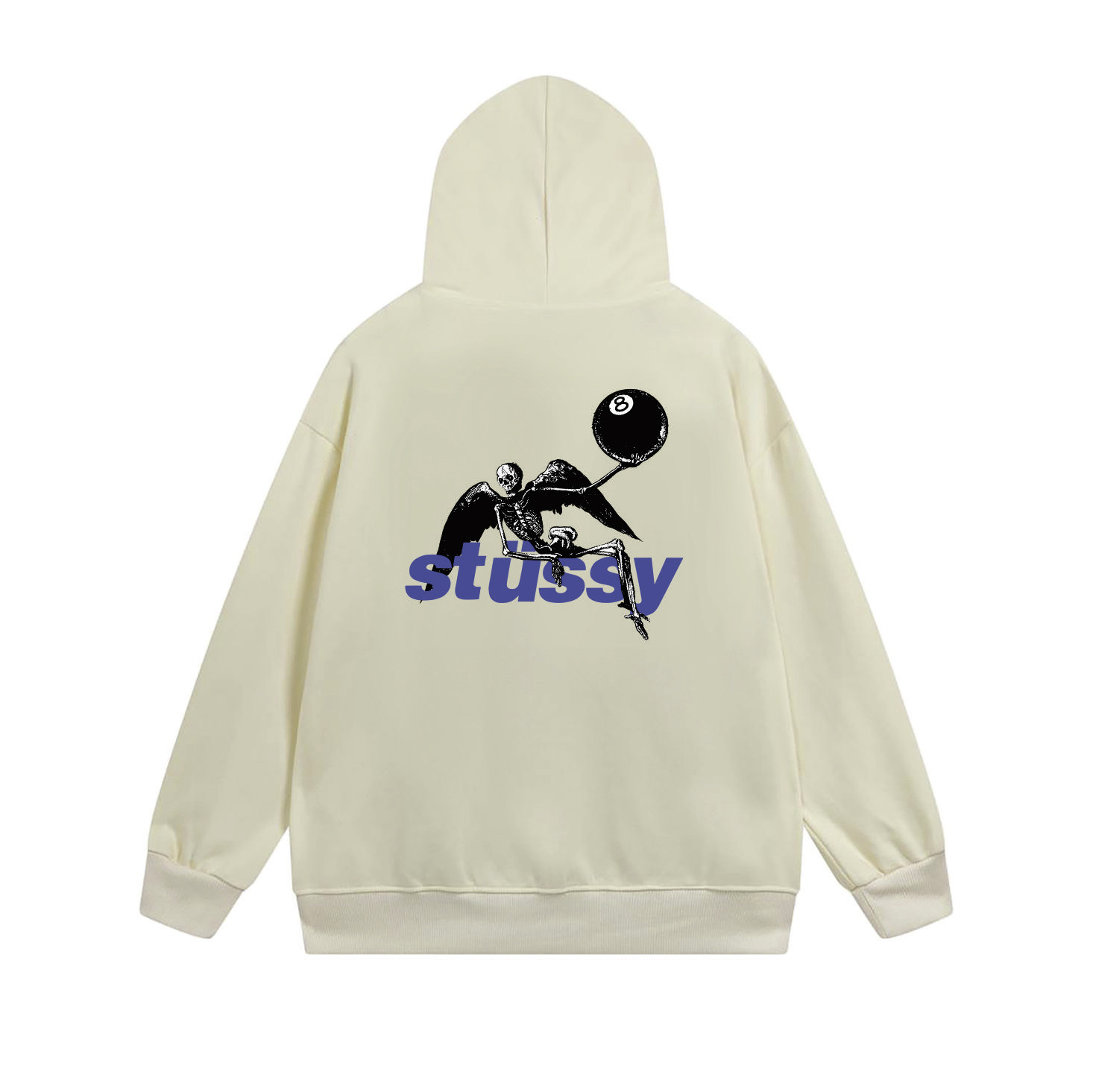 Stussy Tricolor Shadow Logo Full-Zip Hoodie