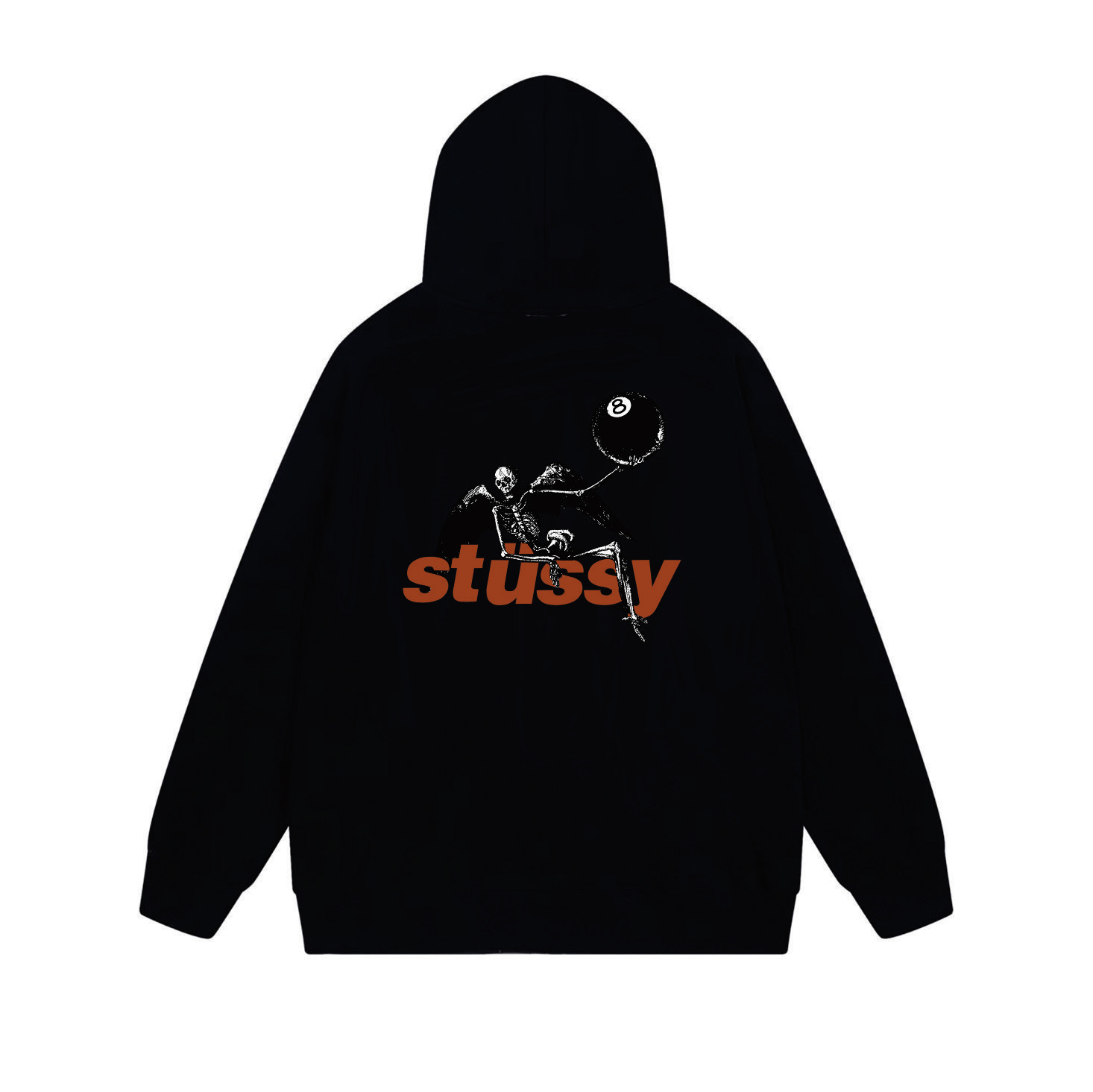 Stussy Tricolor Shadow Logo Full-Zip Hoodie