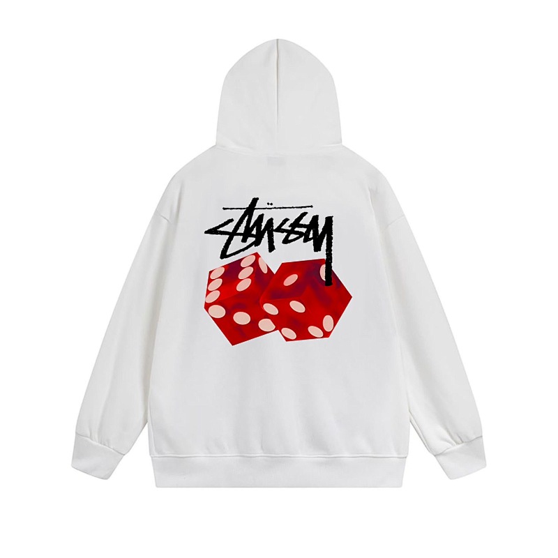 Stussy Triple Color Dice Full-Zip Hoodie