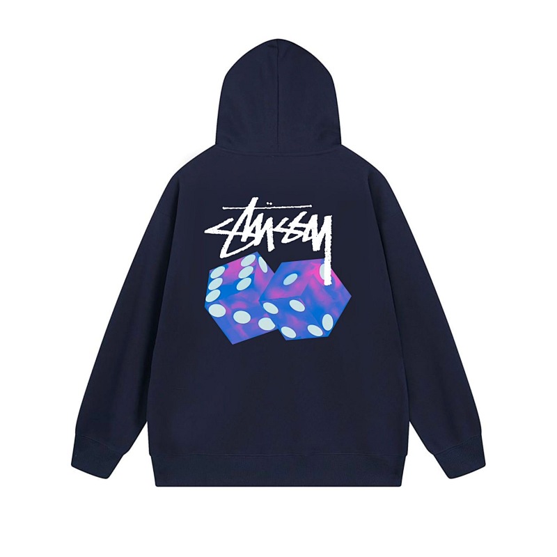 Stussy Triple Color Dice Full-Zip Hoodie