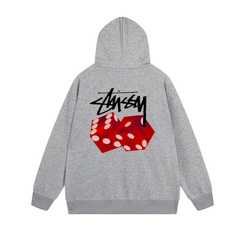 Stussy Triple Color Dice Full-Zip Hoodie
