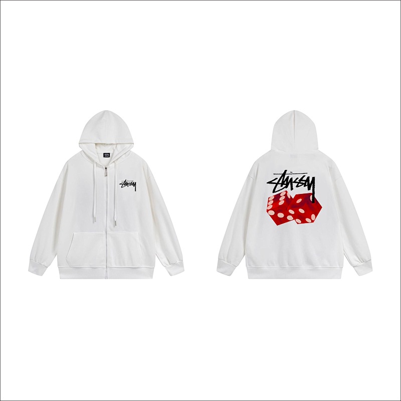 Stussy Triple Color Dice Full-Zip Hoodie