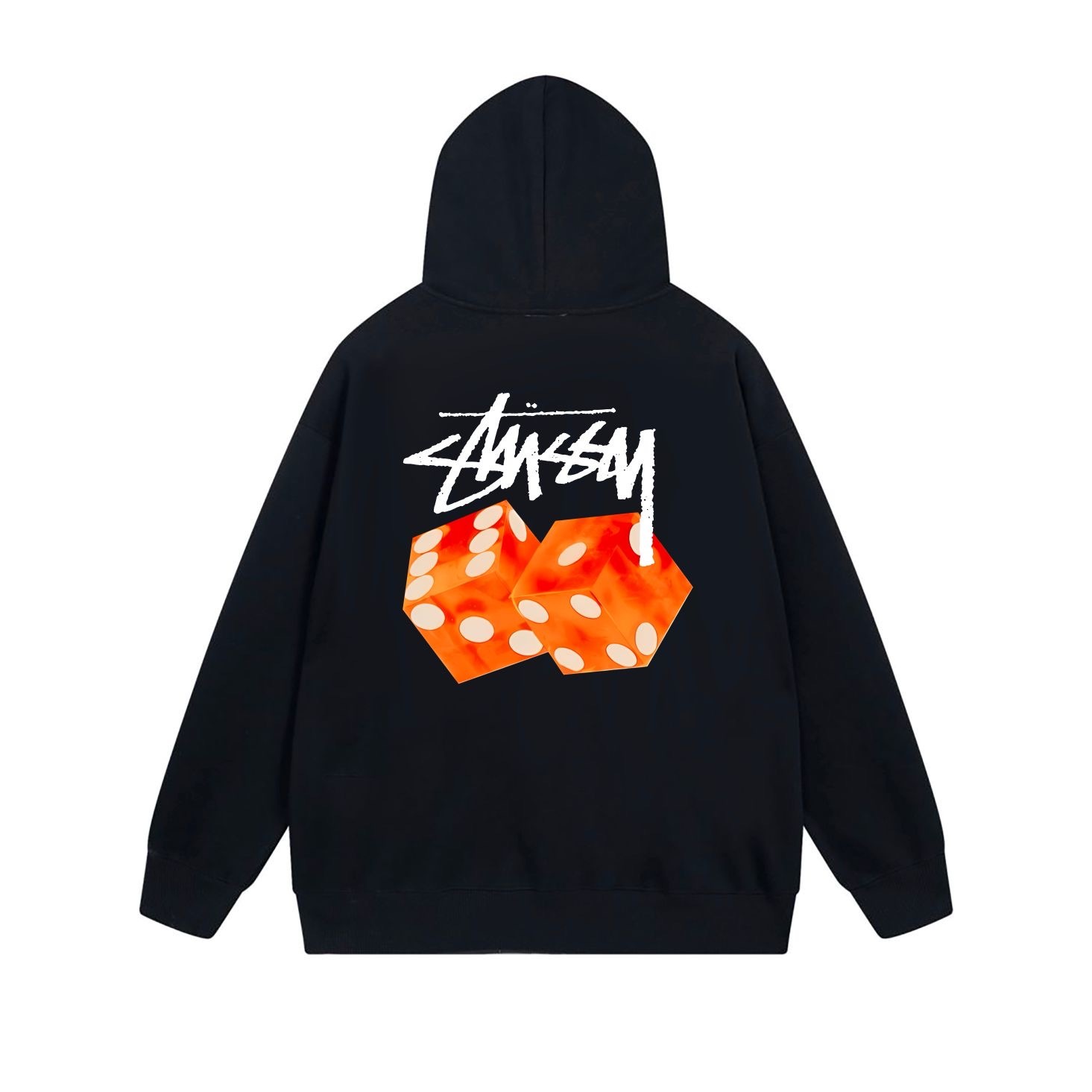 Stussy Triple Color Dice Full-Zip Hoodie