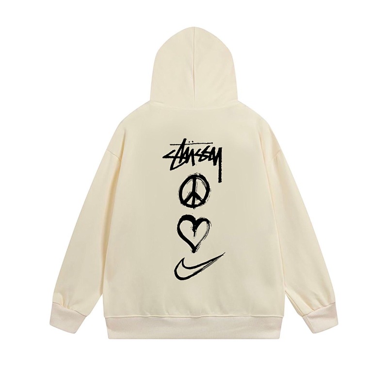 Stussy Triple Heart Eye Full-Zip Hoodie