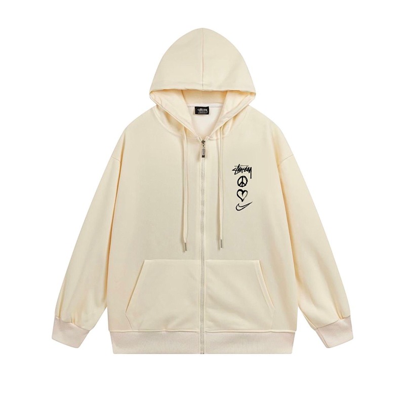 Stussy Triple Heart Eye Full-Zip Hoodie