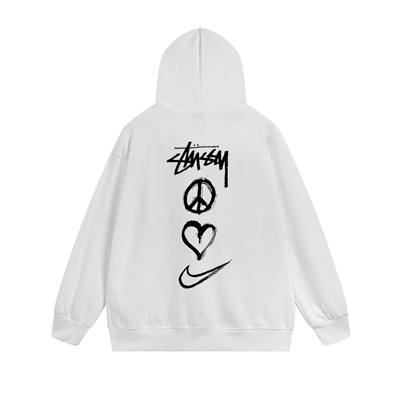 Stussy Triple Heart Eye Full-Zip Hoodie