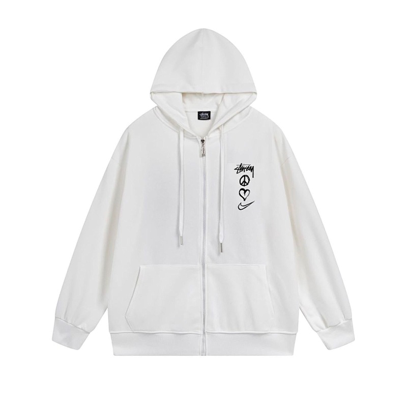 Stussy Triple Heart Eye Full-Zip Hoodie