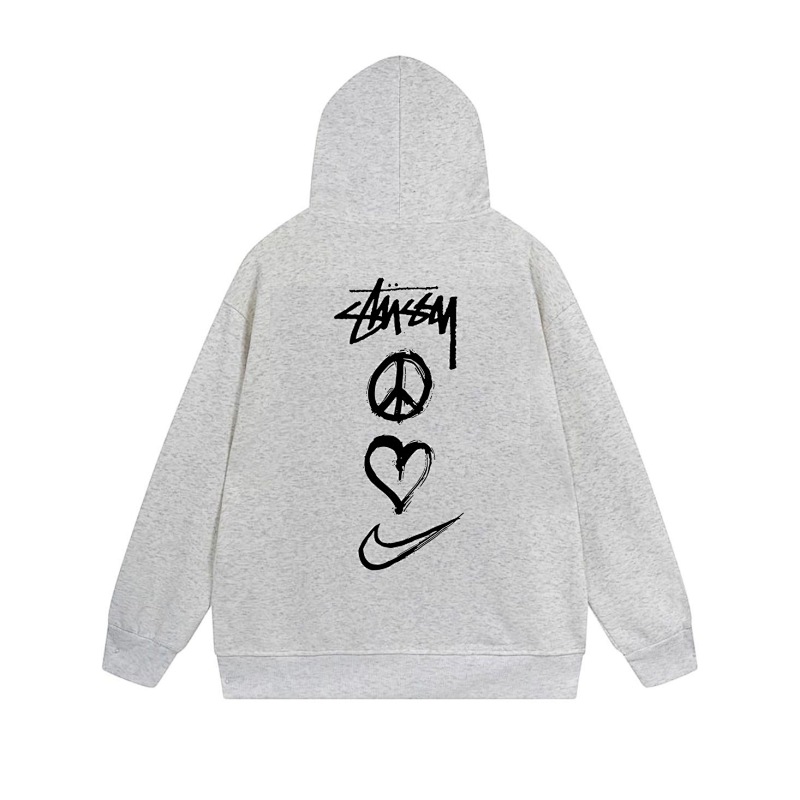 Stussy Triple Heart Eye Full-Zip Hoodie