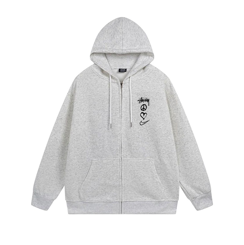 Stussy Triple Heart Eye Full-Zip Hoodie