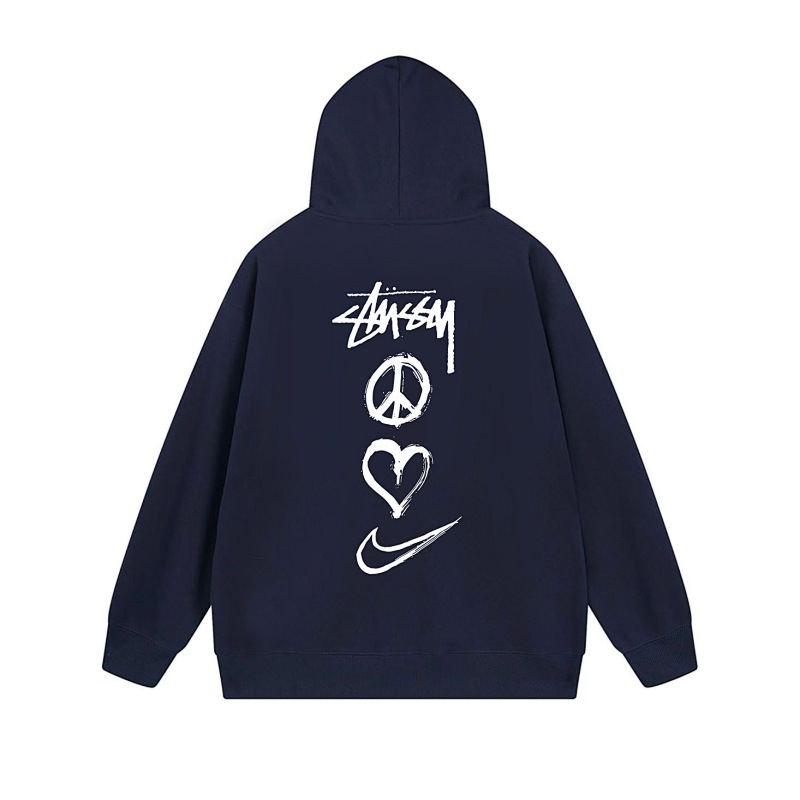 Stussy Triple Heart Eye Full-Zip Hoodie