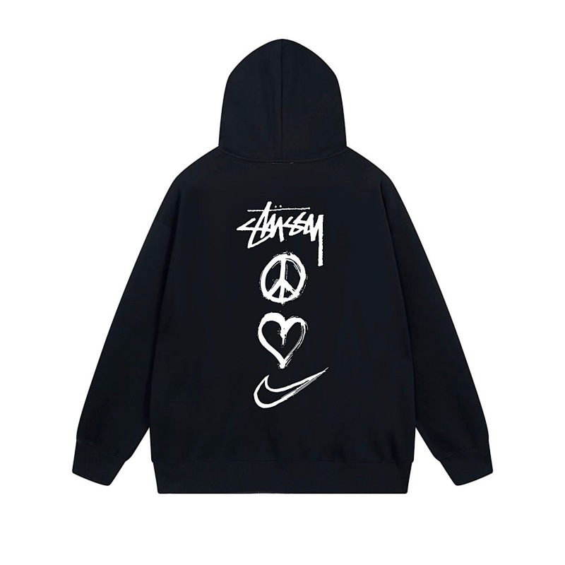 Stussy Triple Heart Eye Full-Zip Hoodie