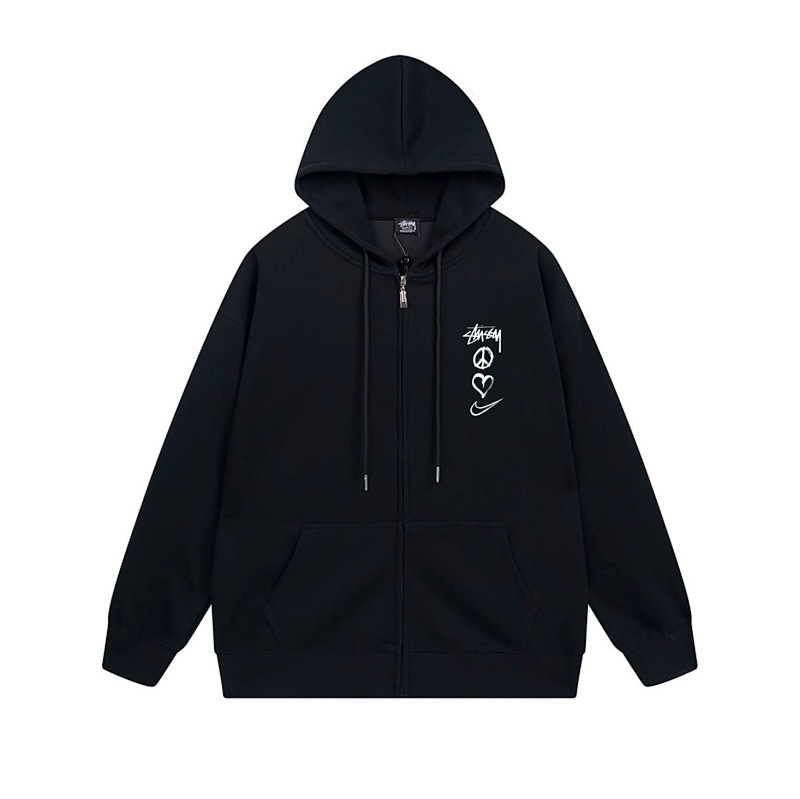 Stussy Triple Heart Eye Full-Zip Hoodie