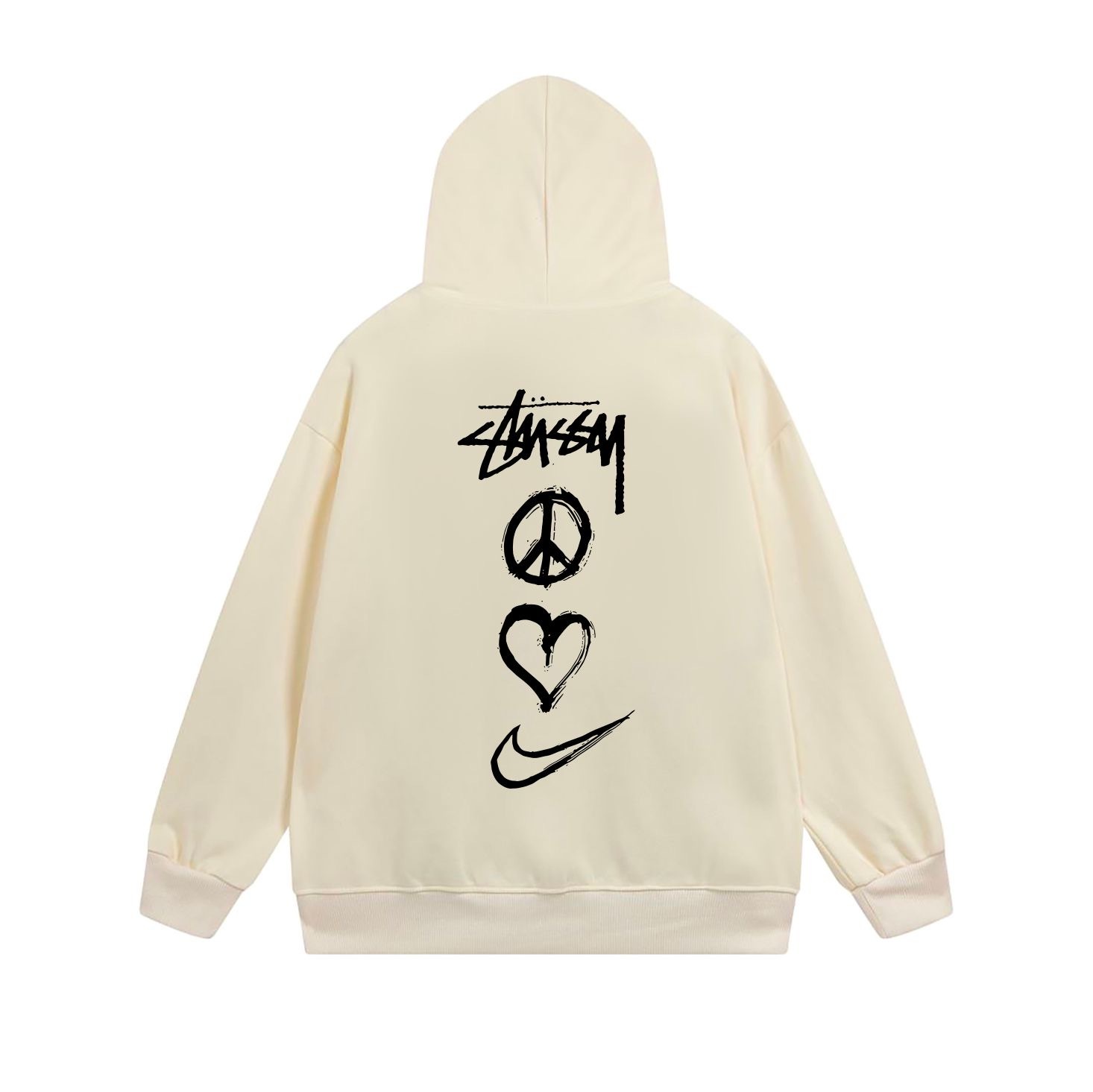 Stussy Triple Heart Eye Full-Zip Hoodie