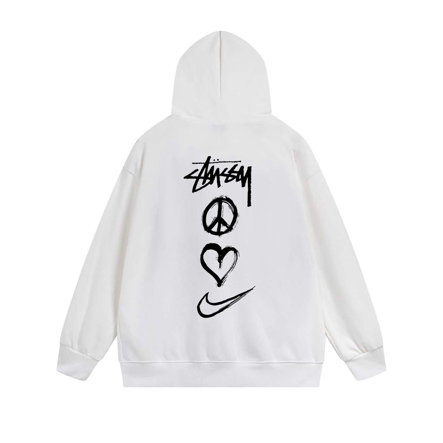 Stussy Triple Heart Eye Full-Zip Hoodie