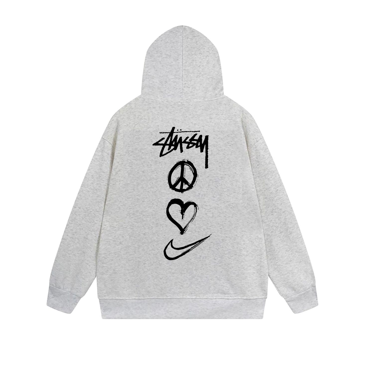 Stussy Triple Heart Eye Full-Zip Hoodie