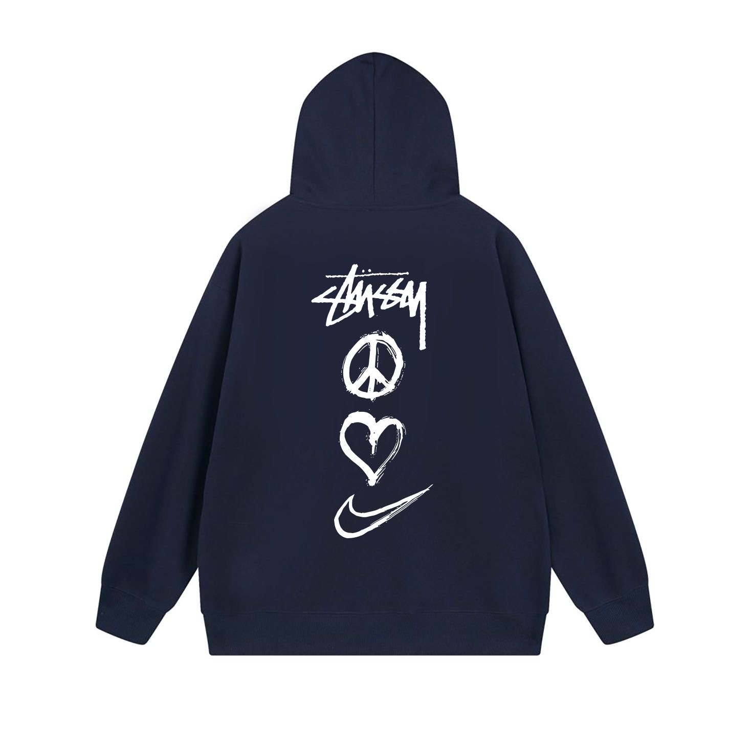 Stussy Triple Heart Eye Full-Zip Hoodie