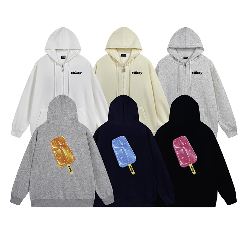 Stussy Triple Popsicle Full-Zip Hoodie