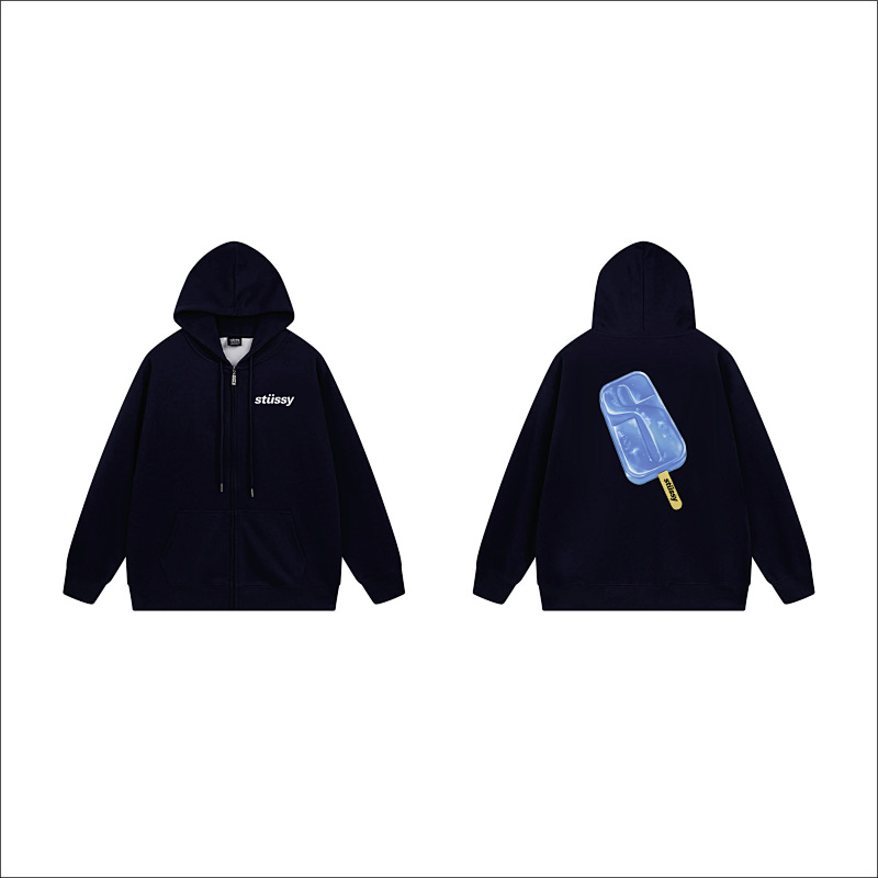 Stussy Triple Popsicle Full-Zip Hoodie