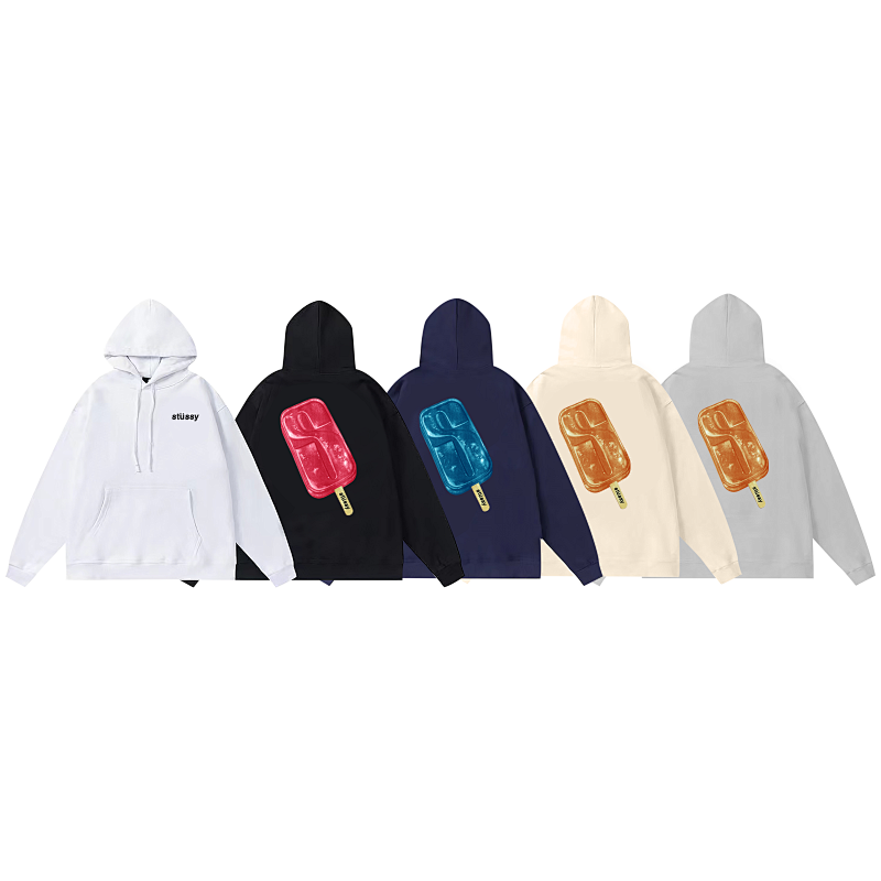 Stussy Triple Popsicle Graphic Pullover Hoodie