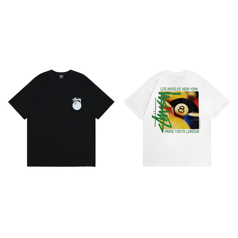 Stussy Tropical 8 Ball Poster T-Shirt