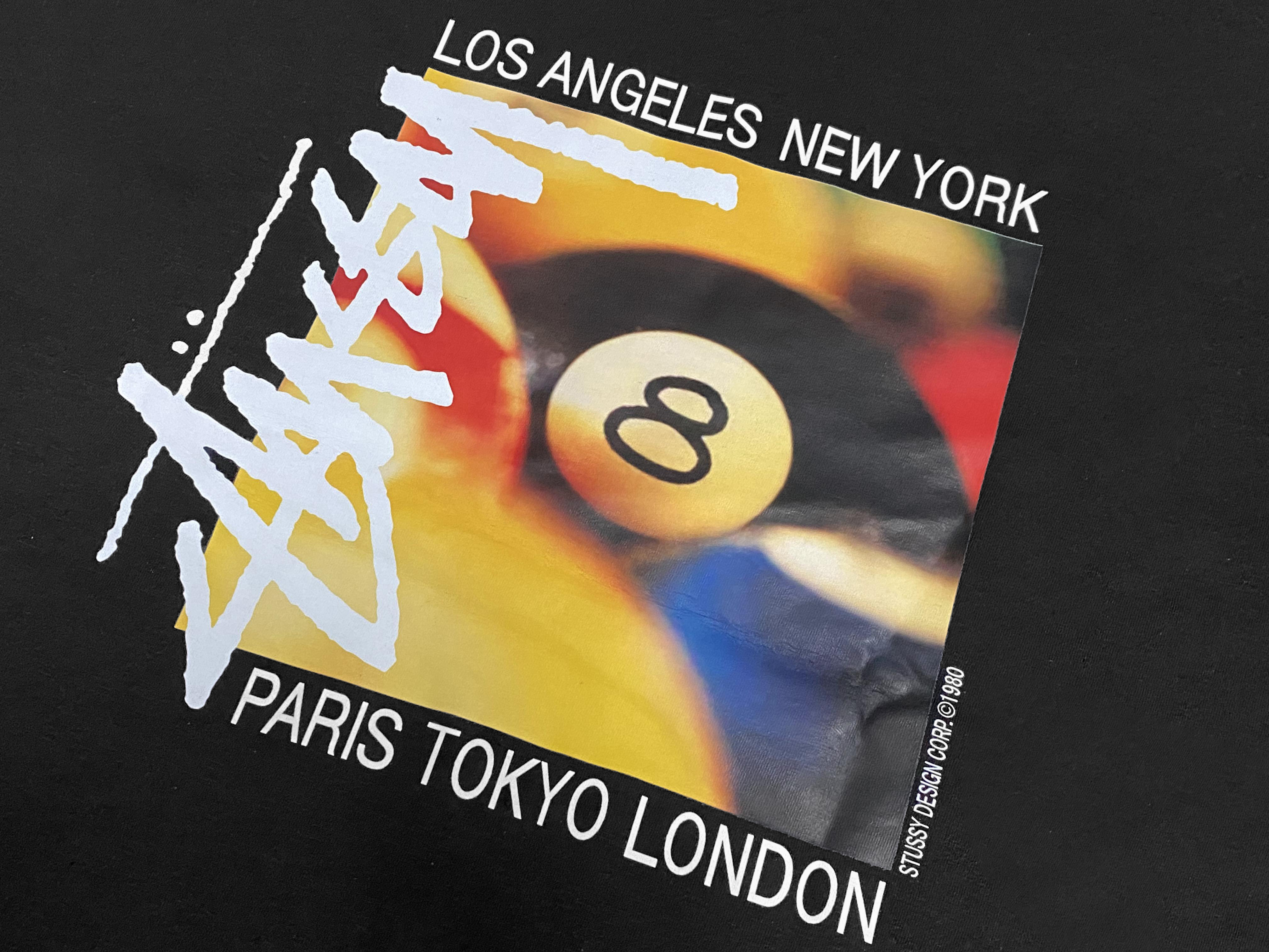 Stussy Tropical 8 Ball Poster T-Shirt