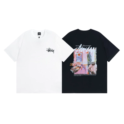 Stussy Tropical Architecture Collage T-Shirt 01