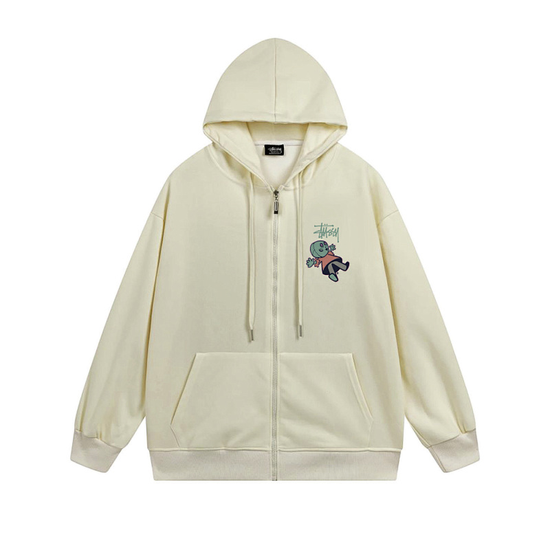 Stussy Tropical Bird Floral Full-Zip Hoodie